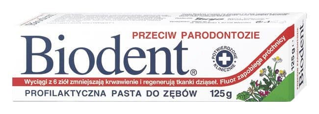 BIODENT Pasta do zębów przeciw paradontozie