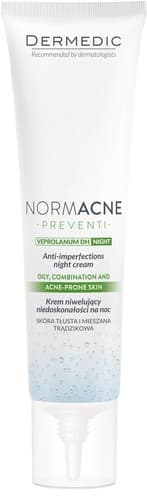 NORMACNE PREVENT Krem niwelujący niedoskonałości na noc