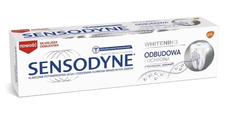 SENSODYNE Whitening Odbudowa i Ochrona pasta do zębów