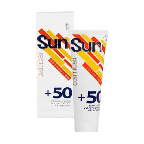 Sun Bambai Krem na słońce do twarzy do opalania SPF50+