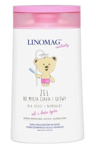 LINOMAG Żel do mycia ciała i głowy dla dzieci i niemowląt