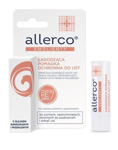ALLERCO Łagodząca pomadka ochronna do ust x