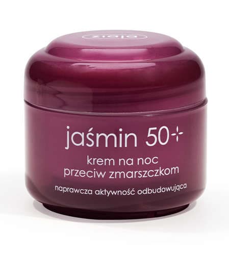 Jaśmin w kremie 50+ przeciw zmarszczkom na noc
