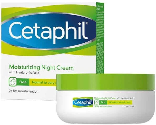 Cetaphil Krem nawilżający do twarzy z kwasem hialuronowym na noc
