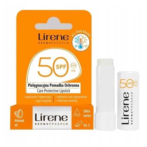 Lirene Pomadka pielegnacyjno-ochronna SPF50