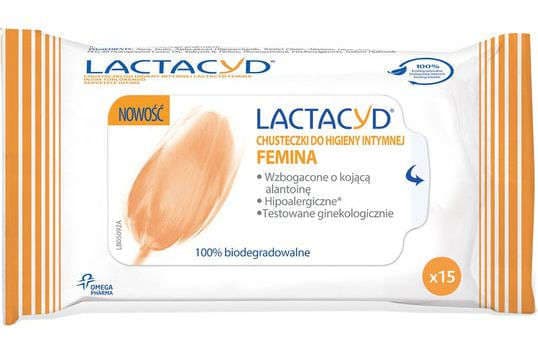 LACTACYD FEMINA Chusteczki x