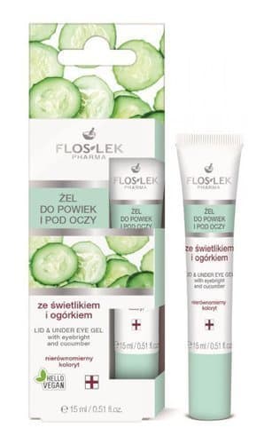 FLOSLEK PHARMA Żel do powiek i pod oczy świetlik i ogórek