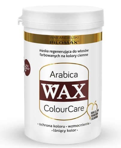 WAX Pilomax Arabica ColourCare maska do włosów farbowanych na kolory ciemne