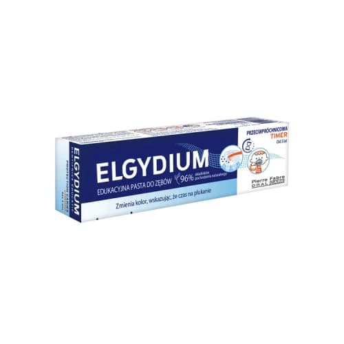 ELGYDIUM TIMER Pasta do zębów edukacyjna zmieniająca kolor