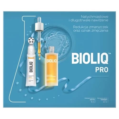 BIOLIQ PRO Zestaw Serum pod oczy + Serum intensywnie nawilżające