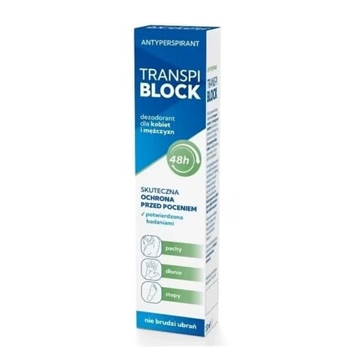 Transpiblock antyperspirant dla kobiet i mężczyzn