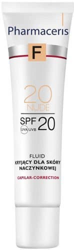 Pharmaceris F Capilar Corretion fluid SPF20 kryjący dla skóry naczynkowej nude 20 -