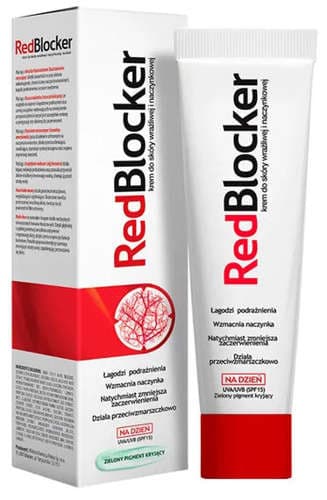 REDBLOCKER krem do skóry naczynkowej na dzień