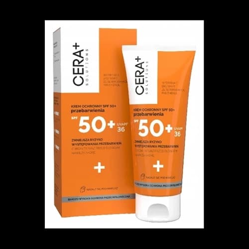 CERA+ Solutions Krem ochronny SPF50 do skóry skłonnej do przebarwień