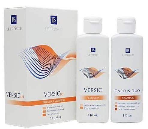 VERSIC Zestaw Emulsja + Capitis Duo szampon