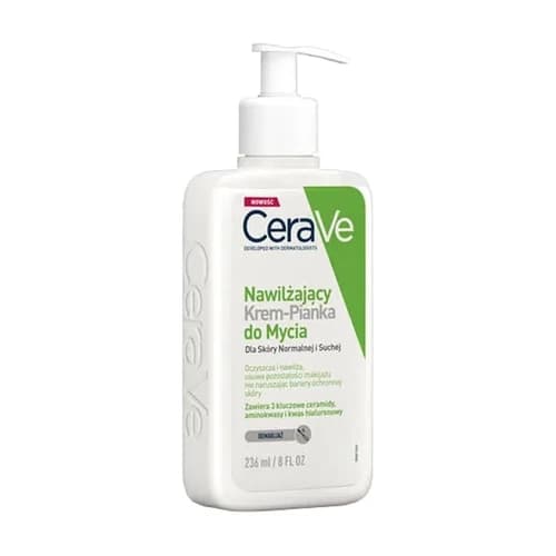 CERAVE Nawilżający krem-pianka do mycia