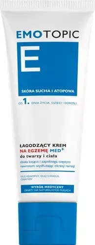 Emotopic Łagodzący krem na egzemę MED+ do twarzy i ciała