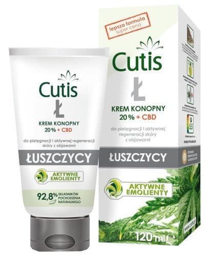 Cutis Ł - Łuszczyca krem konopny 20% + CBD