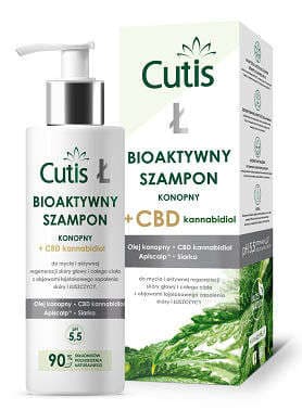 CUTIS Ł Bioaktywny szampon konopny + CBD