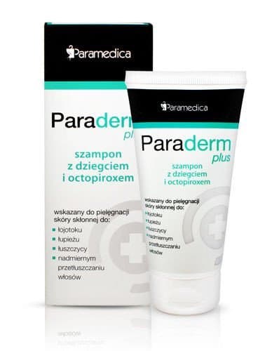 PARADERM PLUS Szampon z dziegciem i octopiroxem