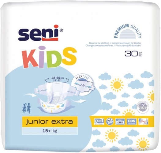 SENI KIDS JUNIOR EXTRA Pieluchomajtki 15+ kg x