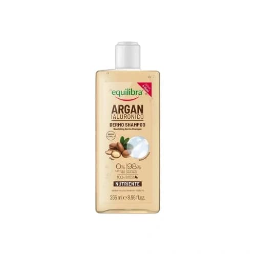 EQUILIBRA Odżywczy szampon argan i kwas hialuronowy