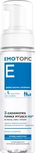 Emotopic 3-zadaniowa pianka myjąca MED+ do twarzy, ciała i włosów