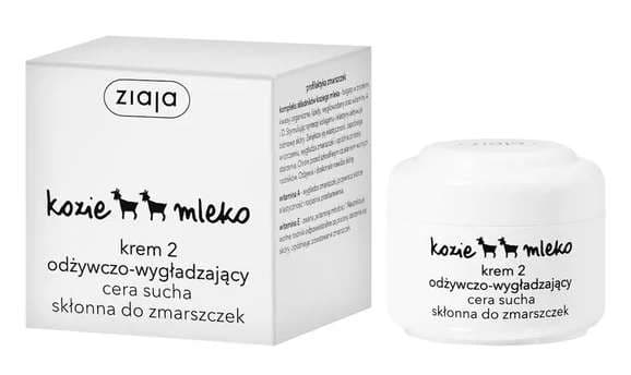 Kozie Mleko Krem 2 odżywianie wygładzanie cera sucha