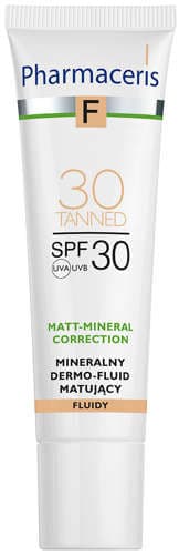 Pharmaceris MATT-MINERAL-CORRECTION Mineralny dermo-fluid matujący SPF30 TANNED 30