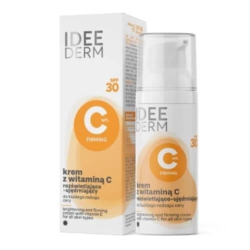 Idee Derm Krem rozświetlająco-ujędrniający z witaminą C SPF30