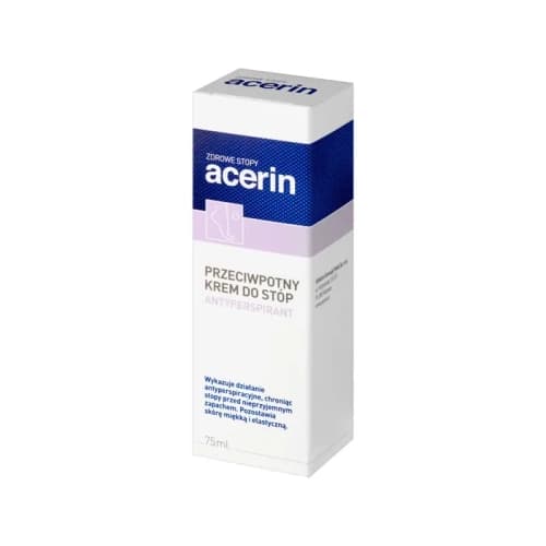 ACERIN Krem do stóp antyperspirant przeciwpotny
