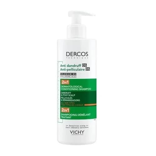 VICHY DERCOS Szampon przeciwłupieżowy z odżywką 2w1