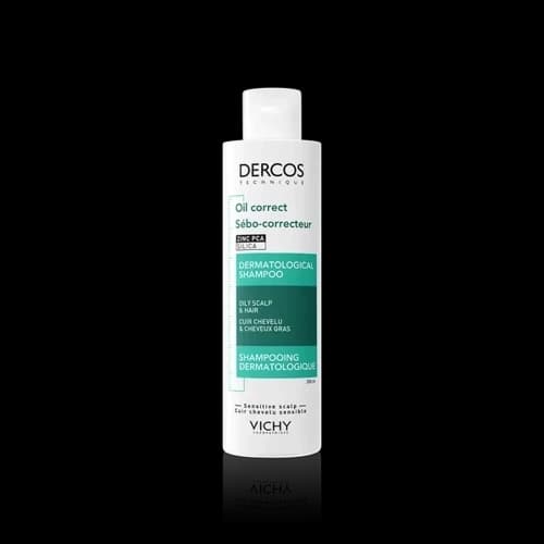 VICHY DERCOS OIL CORRECT Szampon normalizujący sebum dla przetłuszczających się włosów i skóry głowy