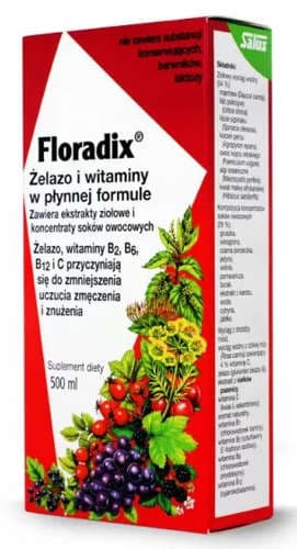 Floradix Żelazo i Witaminy tonik