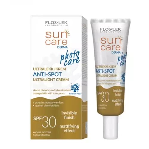 LEK Sun Care Derma Anti-Spot Ultralekki krem przeciw przebarwieniom SPF30