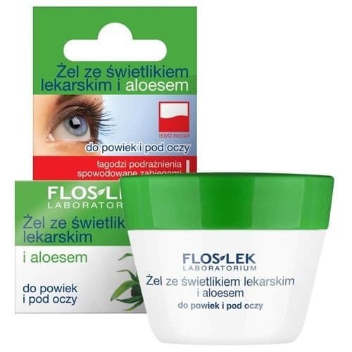 FLOSLEK Żel do powiek i pod oczy ze świetlikiem i aloesem