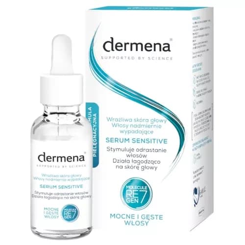 Dermena Sensitive serum do wrażliwej skóry głowy i włosów nadmiernie wypadających
