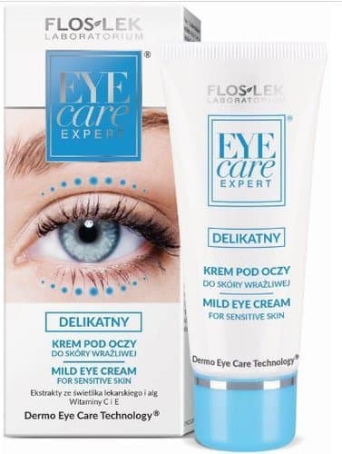 FLOSLEK EYE CARE Delikatny krem pod oczy do skóry wrażliwej