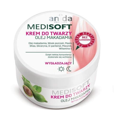 ANIDA Medisoft Krem wygładzający olej makadamia