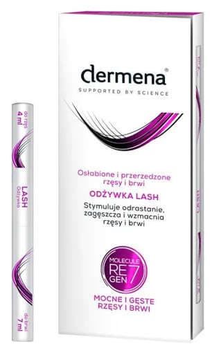 DERMENA LASH Odżywka hamuje wypadanie rzęs i brwi