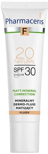 Pharmaceris F MATT-MINERAL-CORRECTION Mineralny dermo-fluid matujący SPF30 NATURAL 20