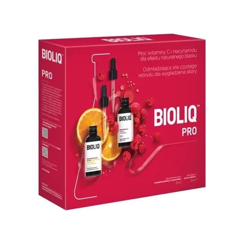 Bioliq Pro Zestaw Serum z retinolem + Serum z witamina C i niacynamidem