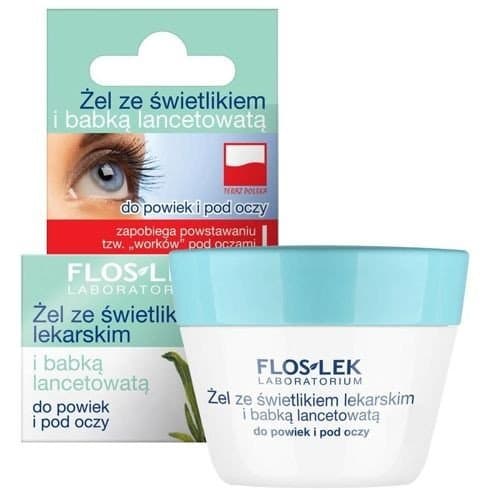 FLOSLEK Żel do powiek i pod oczy ze świetlikiem i babką lancetowatą