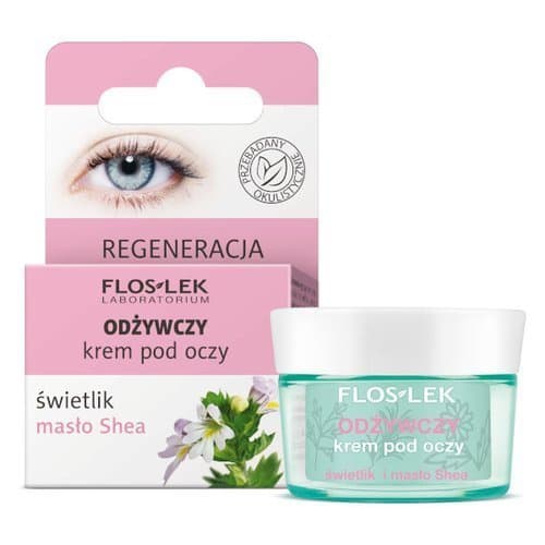 FLOSLEK Odżywczy krem pod oczy świetlik i masło shea
