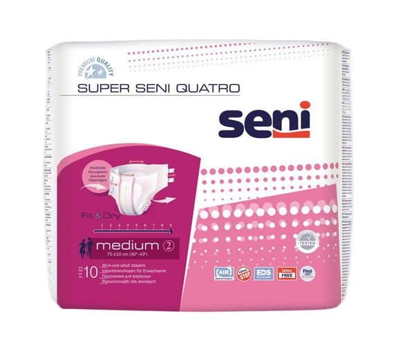 SENI Quatro super medium AIR pieluchomajtki x