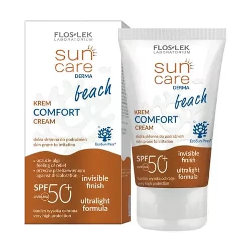LEK Sun Care Derma Beach Krem Comfort do twarzy i ciała SPF50+