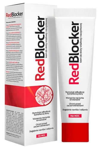 REDBLOCKER krem do skóry naczynkowej na noc