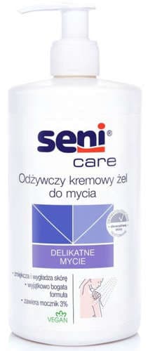 SENI CARE Odżywczy kremowy żel do mycia z mocznikiem 3%
