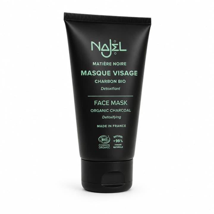 Maska do Twarzy Organiczny Węgiel Drzewny Najel FACE MASK Charcoal