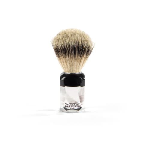 Pędzel do golenia Sibel Barburys Light Crystal - przeźroczysty